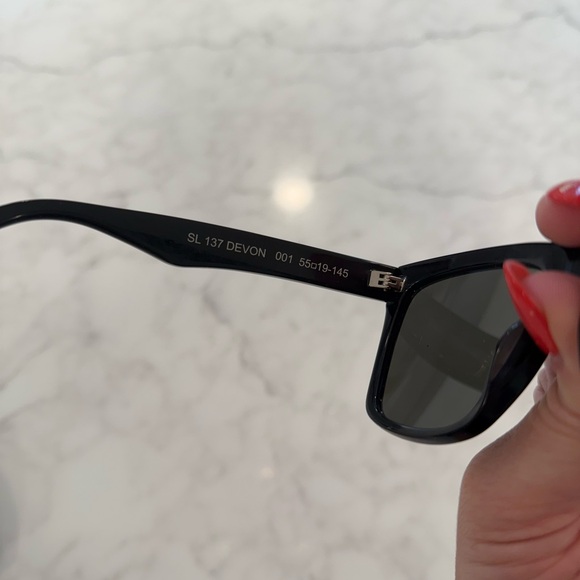 Saint Laurent Dark Frame Sunglasses - Picture 2 of 6
